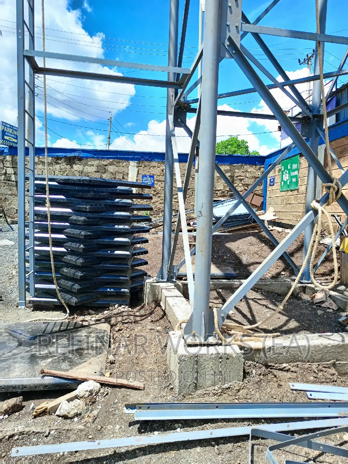 Elevated Steel/Galvanized Water Tower Tanks Kenya