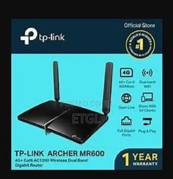 .Tl-Archer Mr600 Tp-Link 4g+ Cat6 Ac1200 Wireless Dual Band