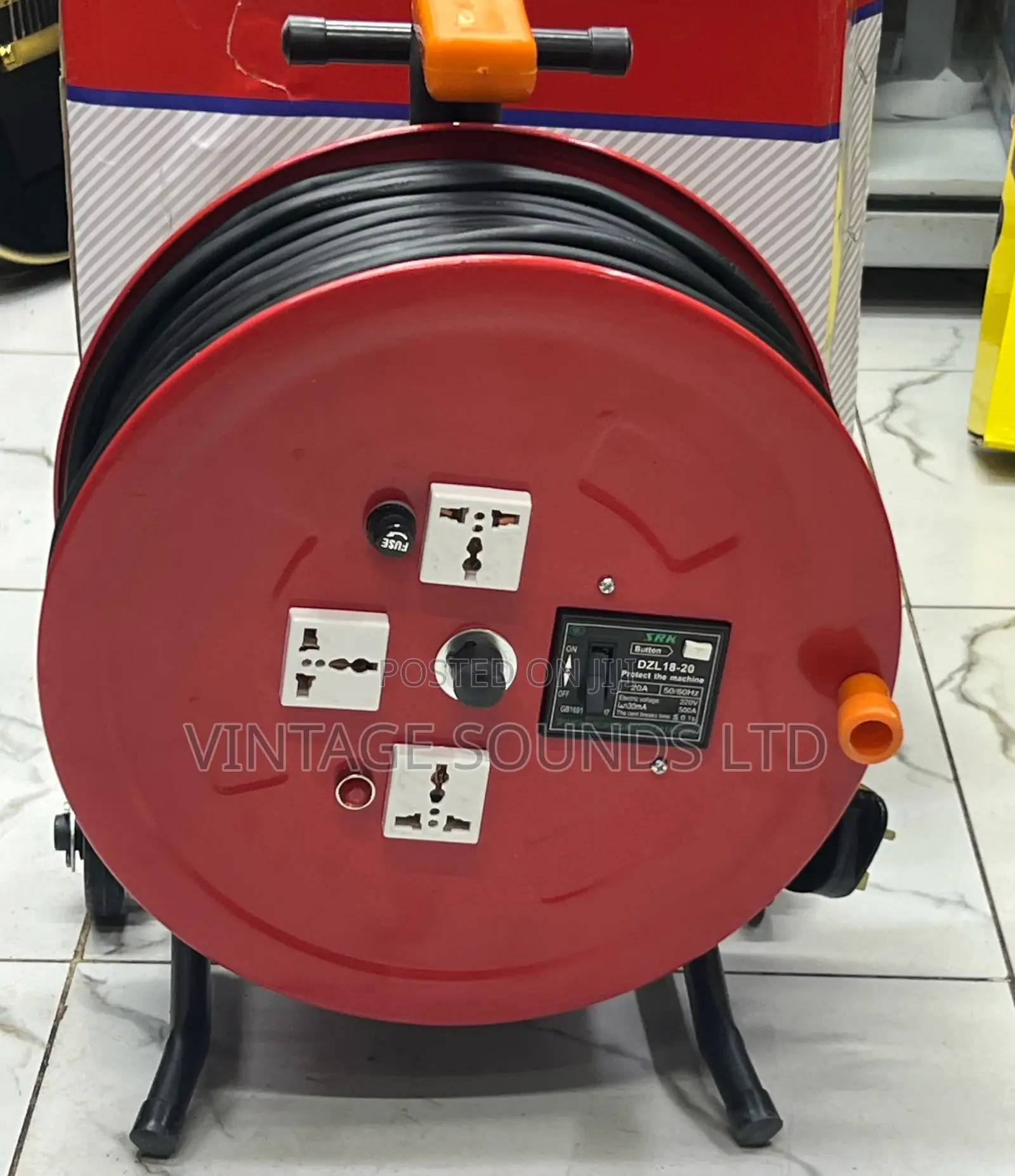 Safe Guard Heavy Extension Reel Cable 2.5mm ( 50 Meters)
