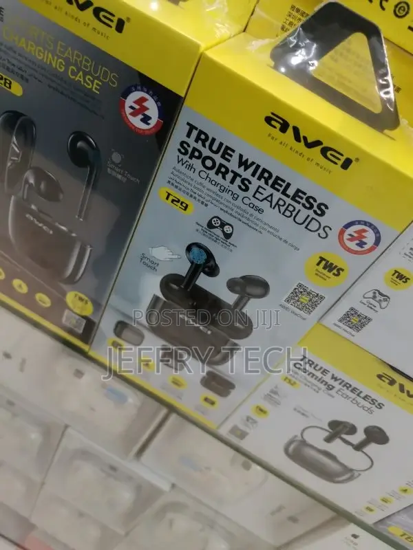 AWEI T29 True Wireless Earbuds Bluetooth 5.0 With Mic Touch