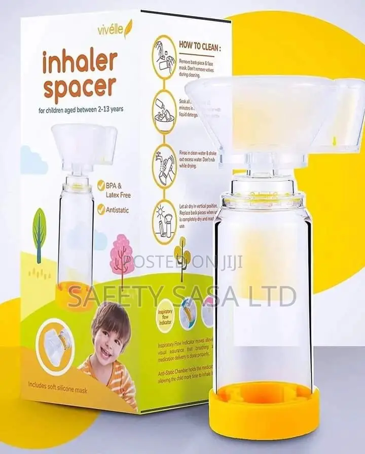 Hand Held Inhaler Spacer For Kids And Adults Child Mask
