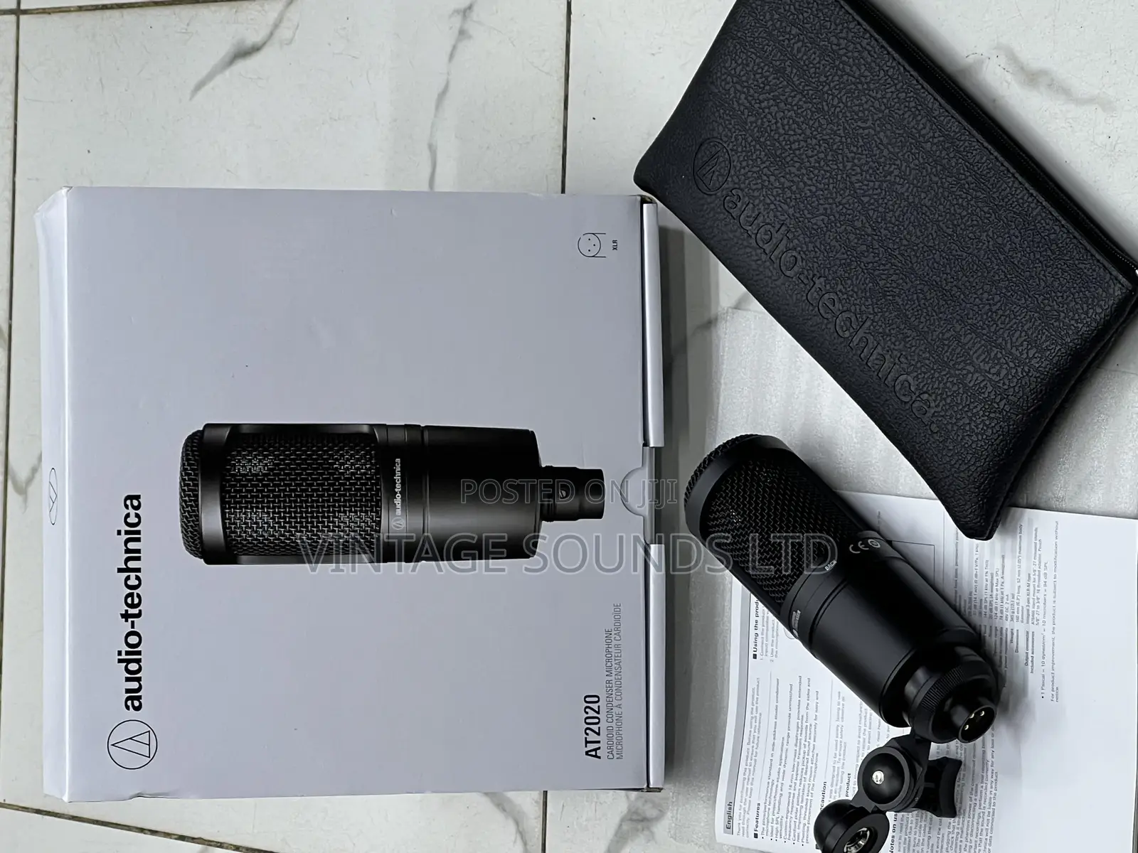 Audio Tecnica AT2020 Studio XLR Condenser Microphone