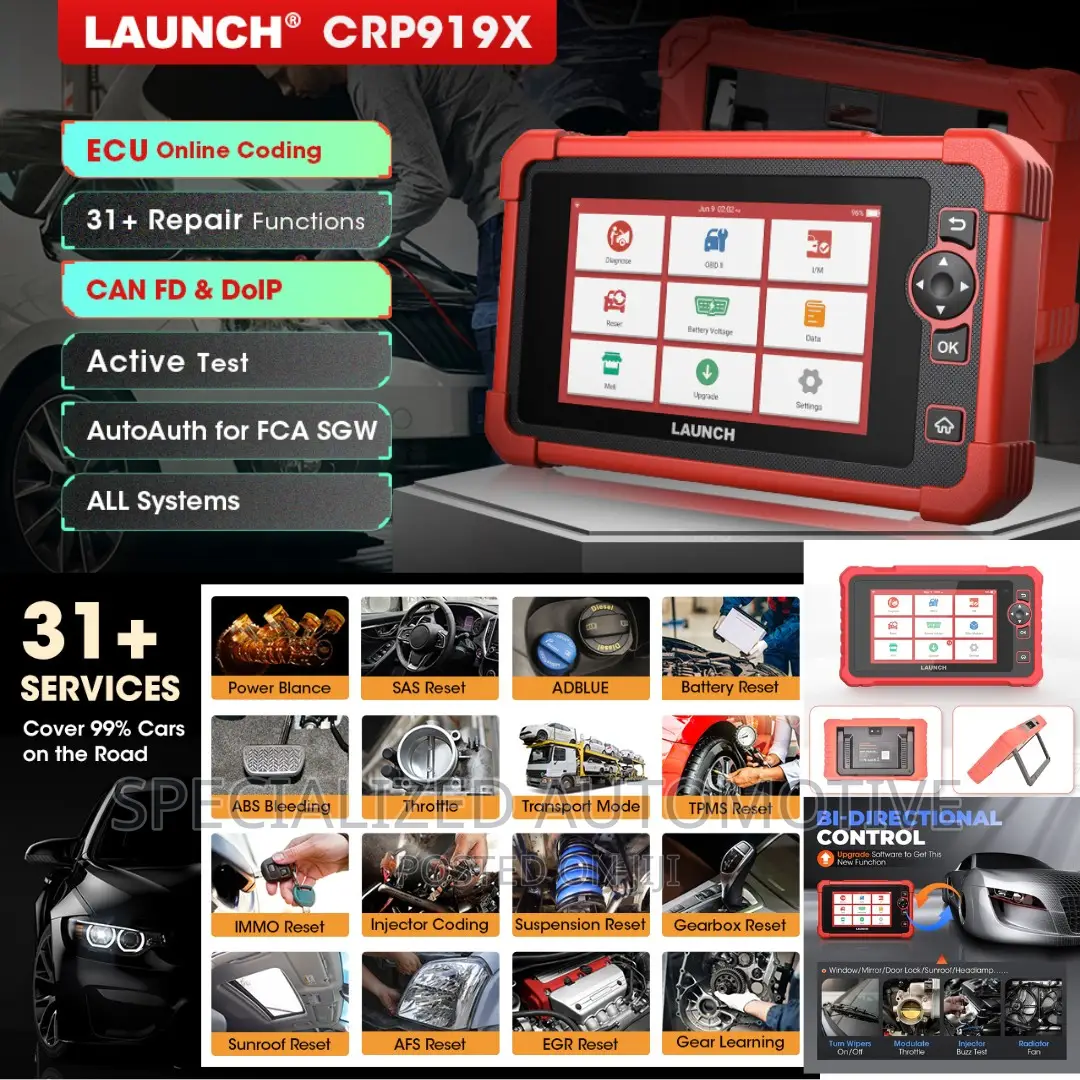 LAUNCH X431 CRP-919 Bi-Directional Car Diagnosis Machine