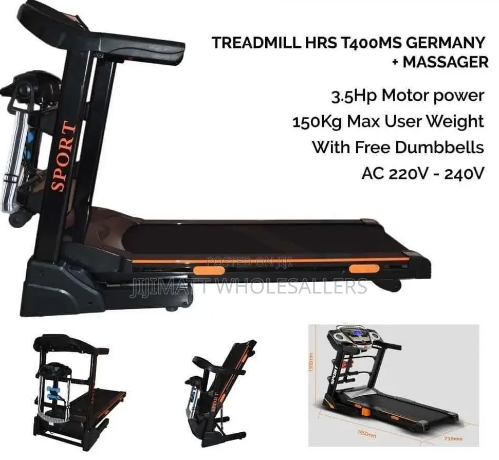 *Auto Incline Treadmill With Massage Belt Available