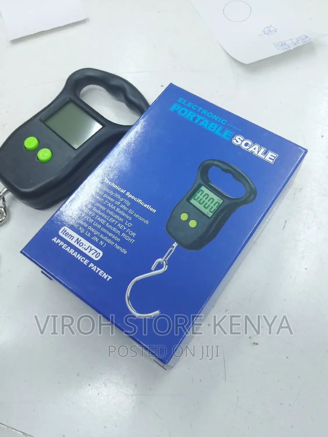 Weighing Scale 50kgs Hanging Digital Scale + Batteries