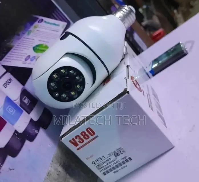 Perfect V380 PTZ Bulb Wifi Camera PTZ Night Vision Post