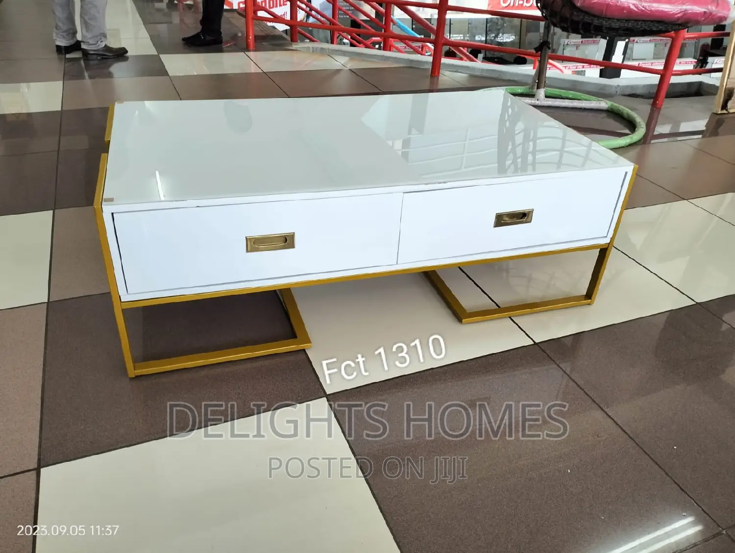 Nordic Tempered Glass Tea Table