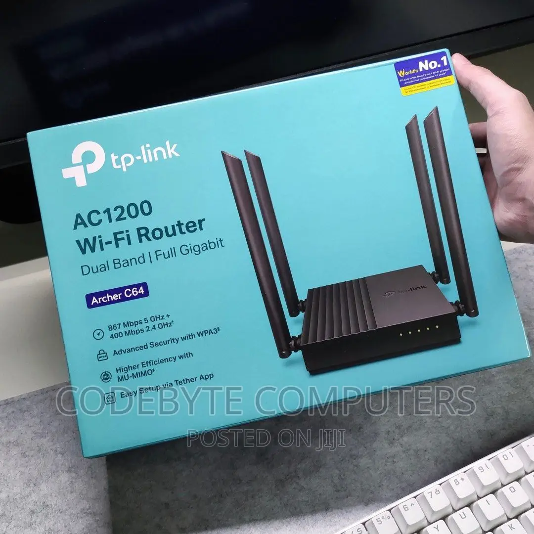Tp Link Archer C64 Ac1200 Wireless Mu-mimo Wifi Router