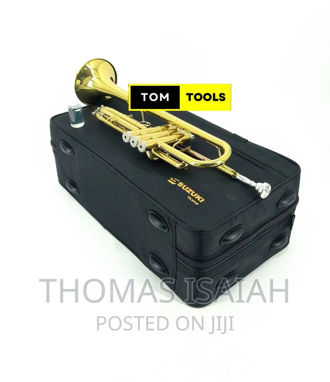 Suzuki Professional B♭ B Flat Trumpet, Gold Lacquer In Hard