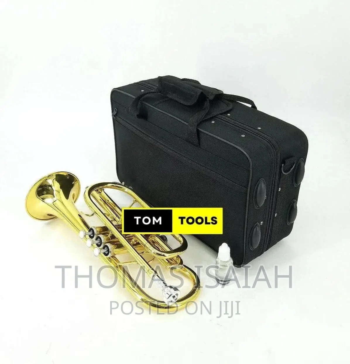 Suzuki Professional B♭ B-Flat Cornet, Gold Lacquer in Hard C