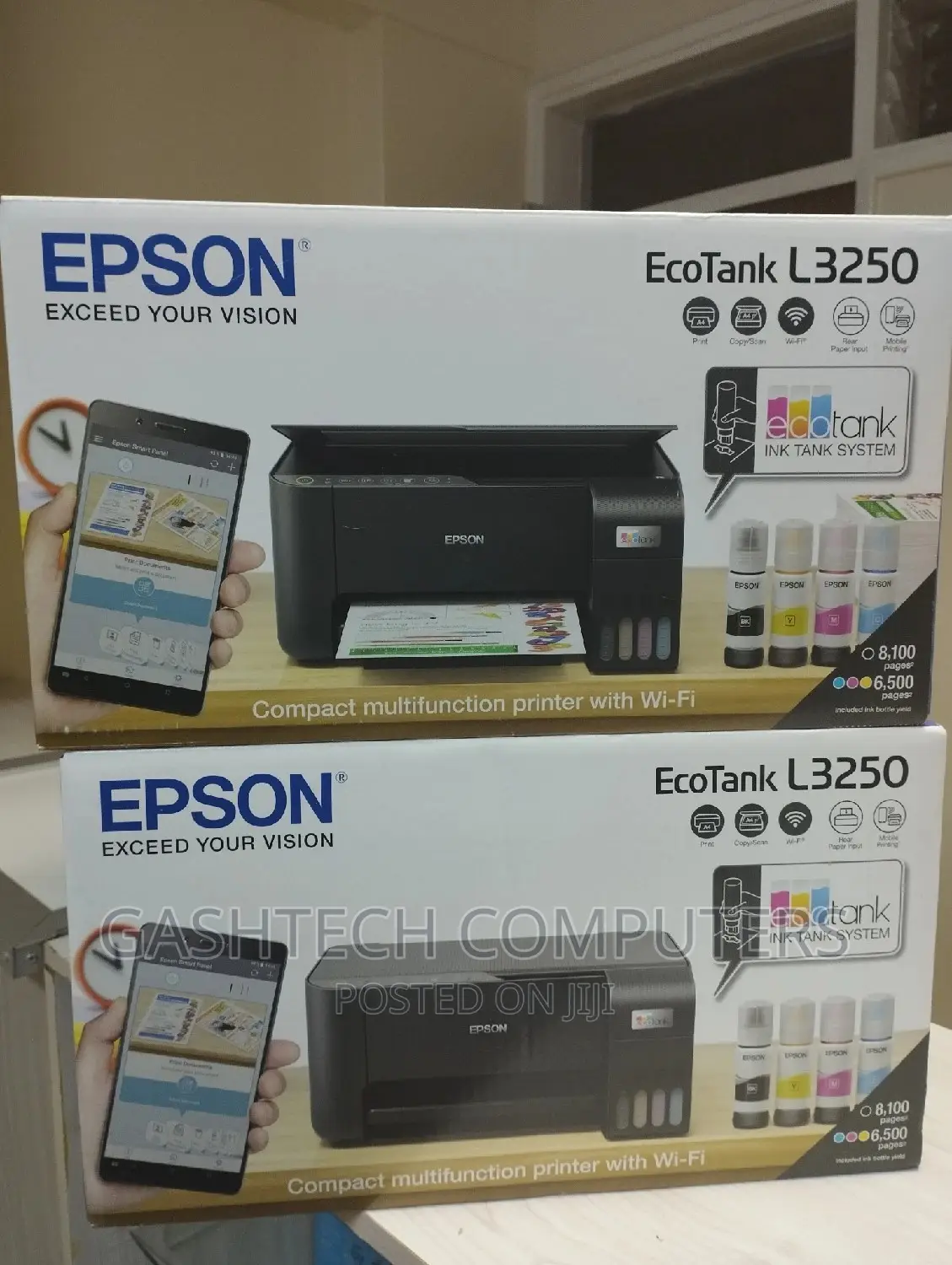 Brand New Epson L3250 Inkjet Colored Printer