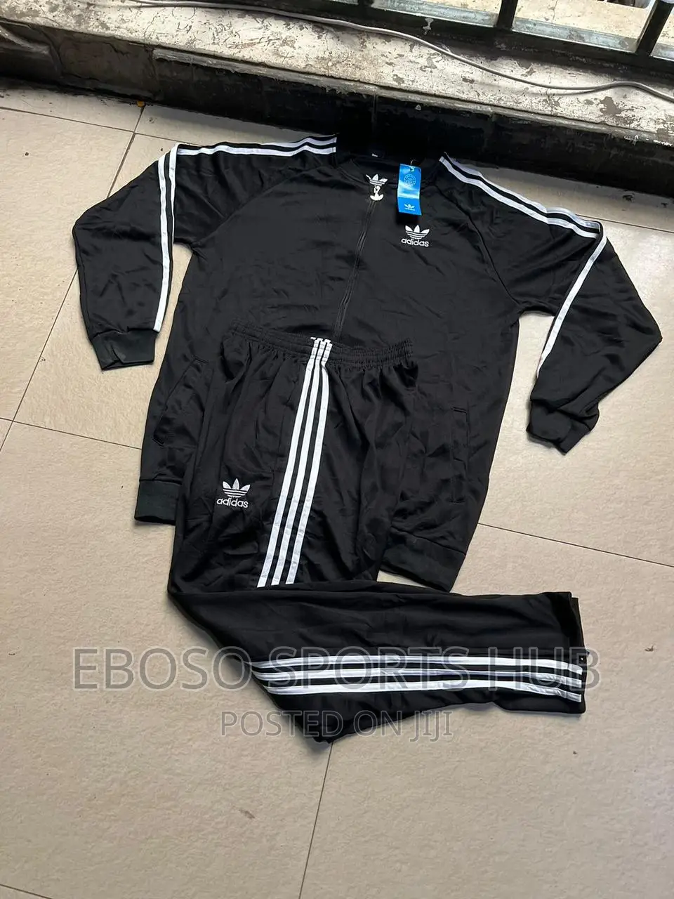 Black Adidas Football Truck Suit