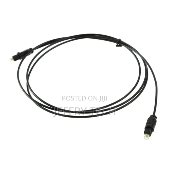 1.5M Digital Optical Audio Optic Fiber Cable Black TV Power