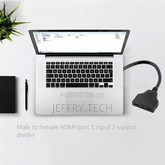 HDMI Cable Adapter 1.4B Splitter HDMI 1 in 2 Out Cable Conn