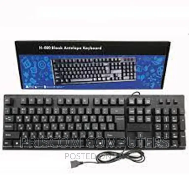 TJ-818 Black Antelope Keyboard for Computer Desktop, Keyboar