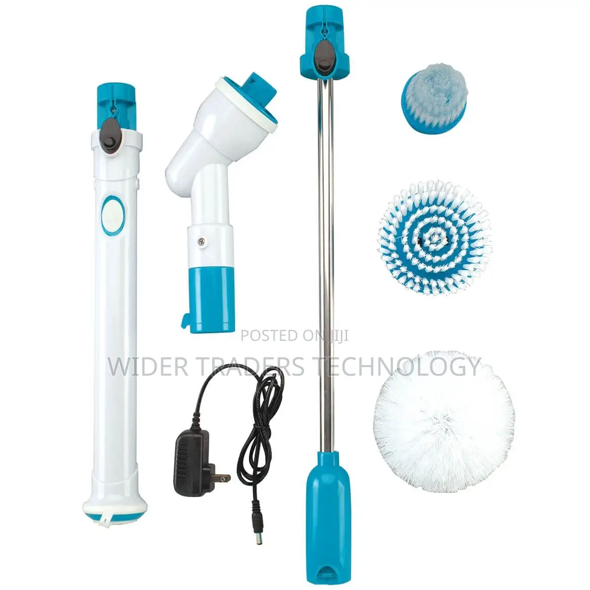 Electric Spin Scrubber Cordless Rechargeable 3in1