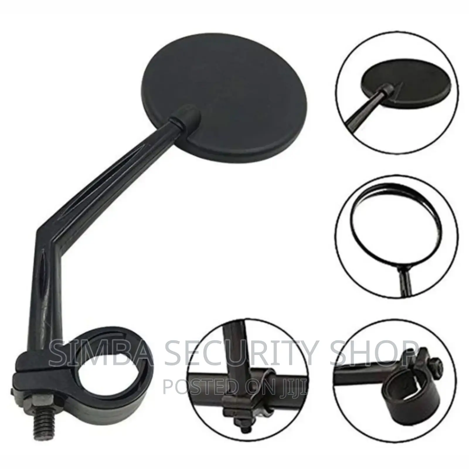 Long Bicycle Bike Rearview Mirror Motorcycle Back Side 360