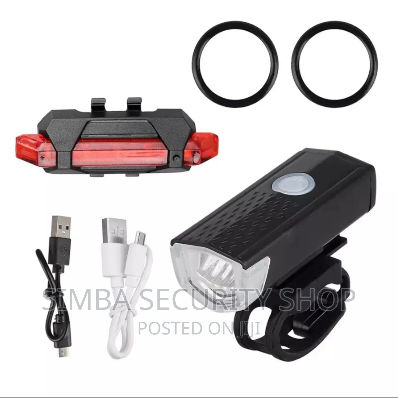 Charging Bicycle Bike Front Rear Tail Light Waterproof Back
