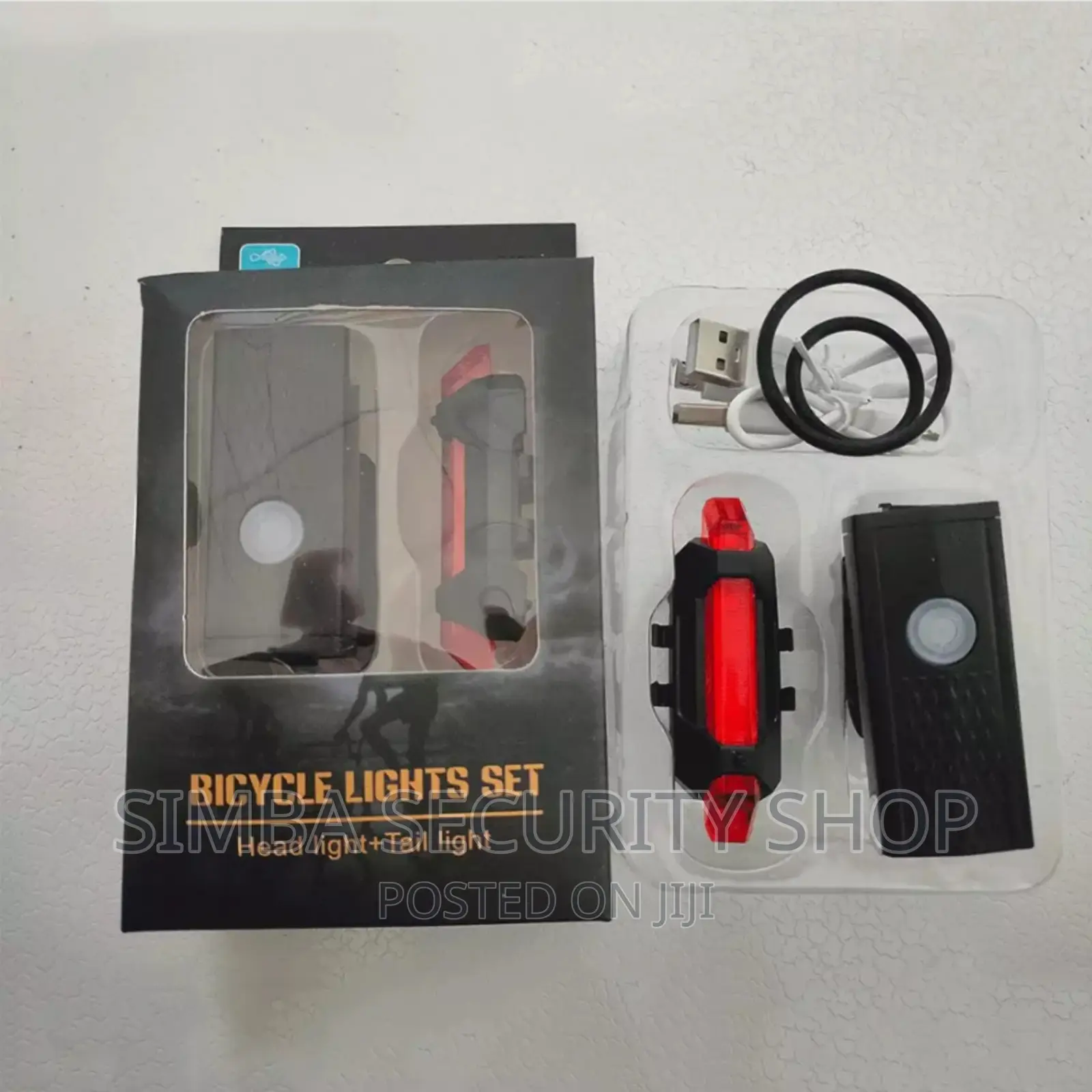 Charging Bicycle Bike Front Rear Tail Light Waterproof Back