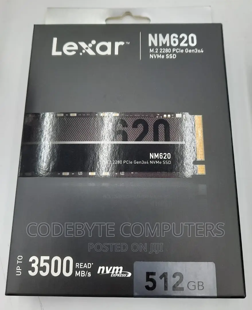 512gb Lexar Nm620 M.2 2280 Nvme Pcie Gen3x4 Ssd