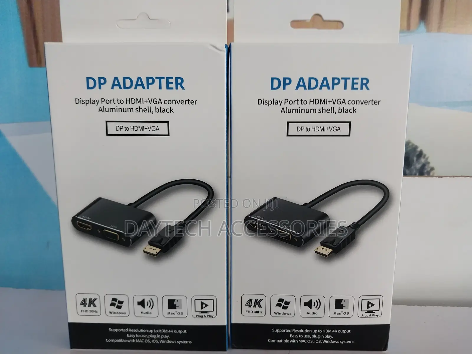 2-in-1 Displayport to Hdmi or Vga