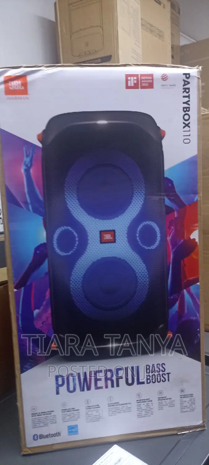 JBL Partybox 110: Powerful 160W Portable Speaker