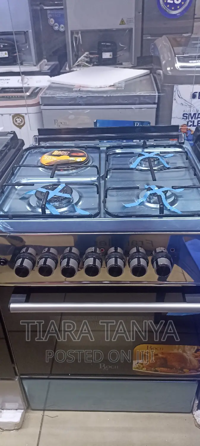 Roch 60X60 3 Gas + 1 Electric Grill Standing Cooker