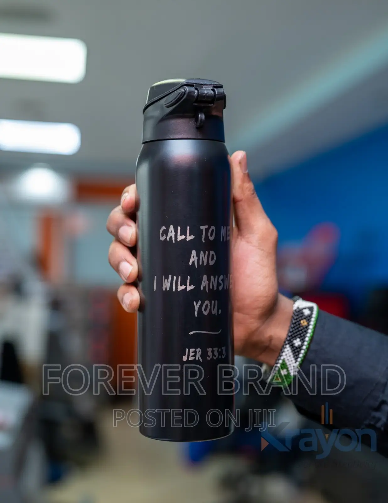 Engraving on Thermal Flask