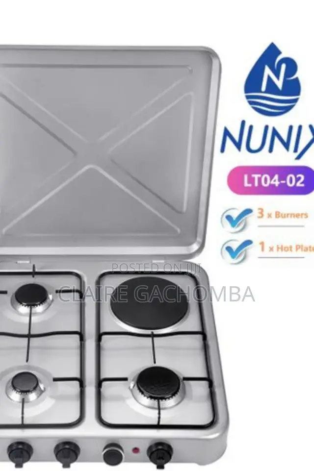 Nunix 50*55 3gas 1electric Auto Ignition Table Top Cooker