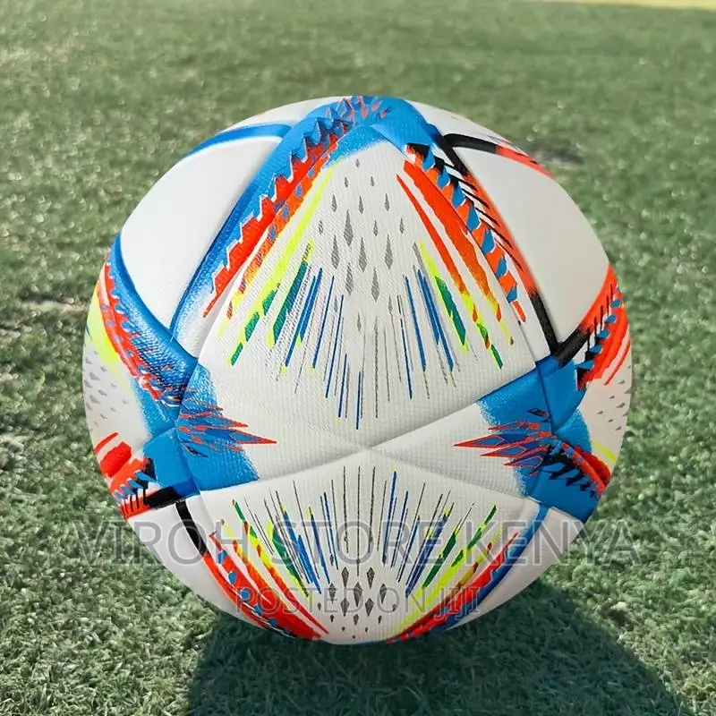 Genuine Leather PL Soccer Ball Size Five Foot Ball/Free Pump