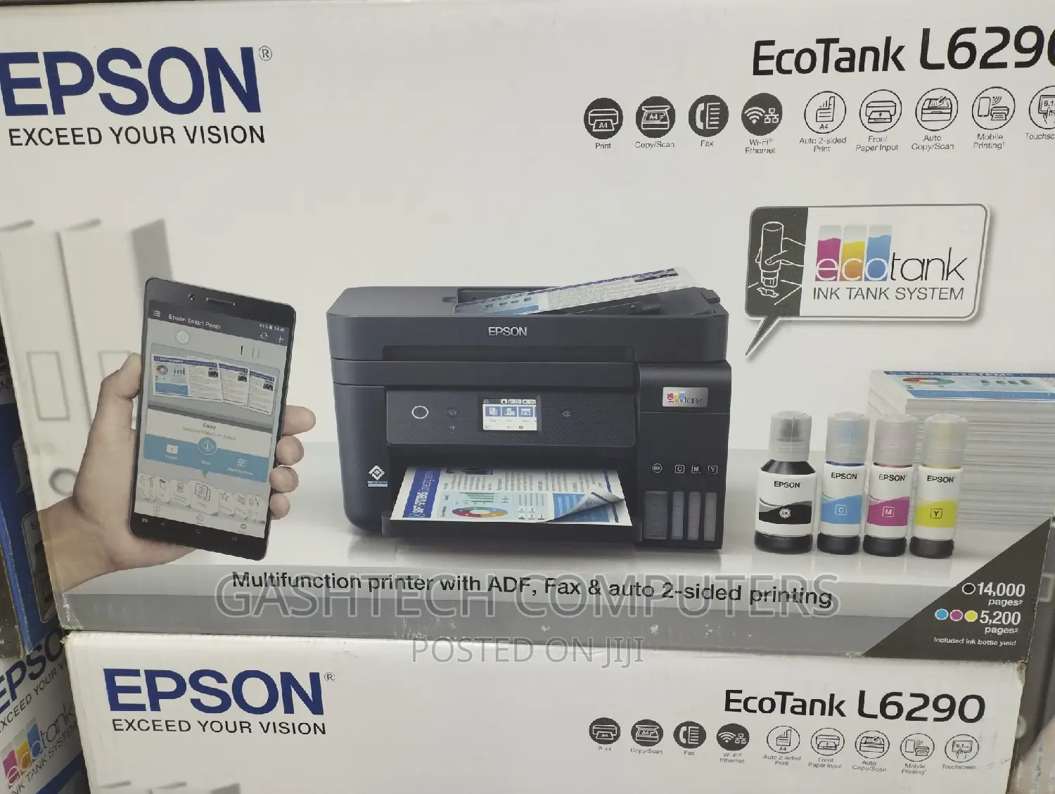 Epson Ecotank L6290 Wi-Fi Duplex All-in-Oneink Tank Printer
