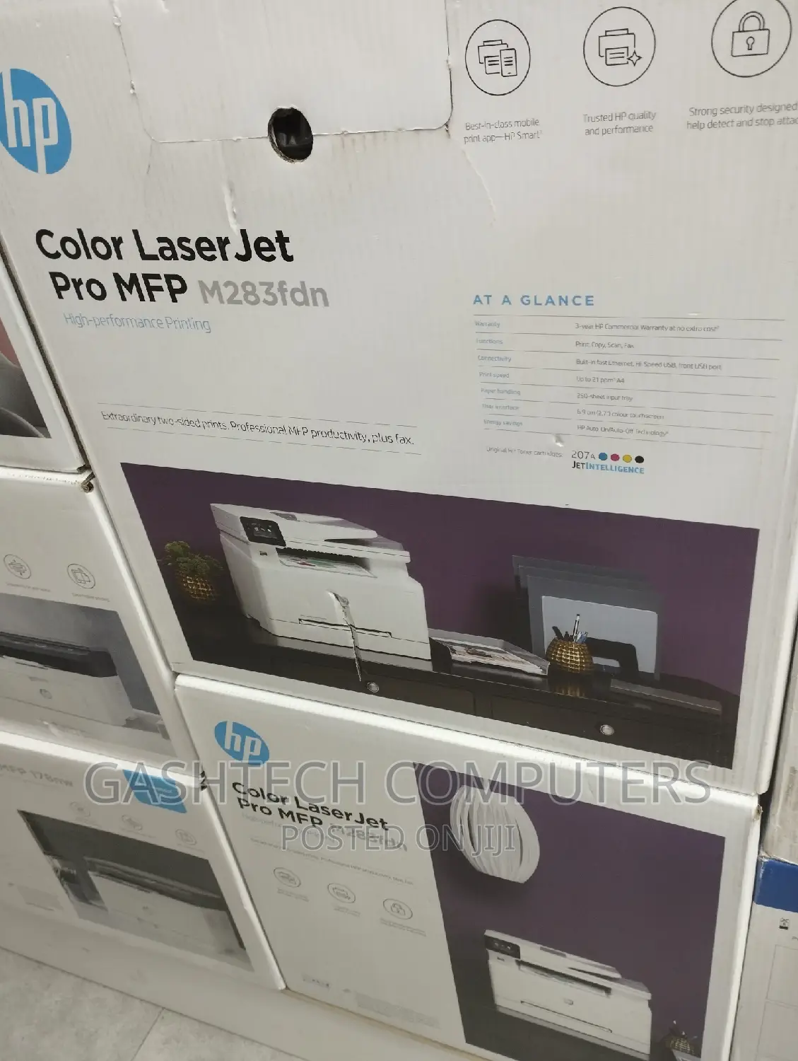 M283fdn ! Hp M283fdn Color Laserjet Printer ! Hp M283fdn