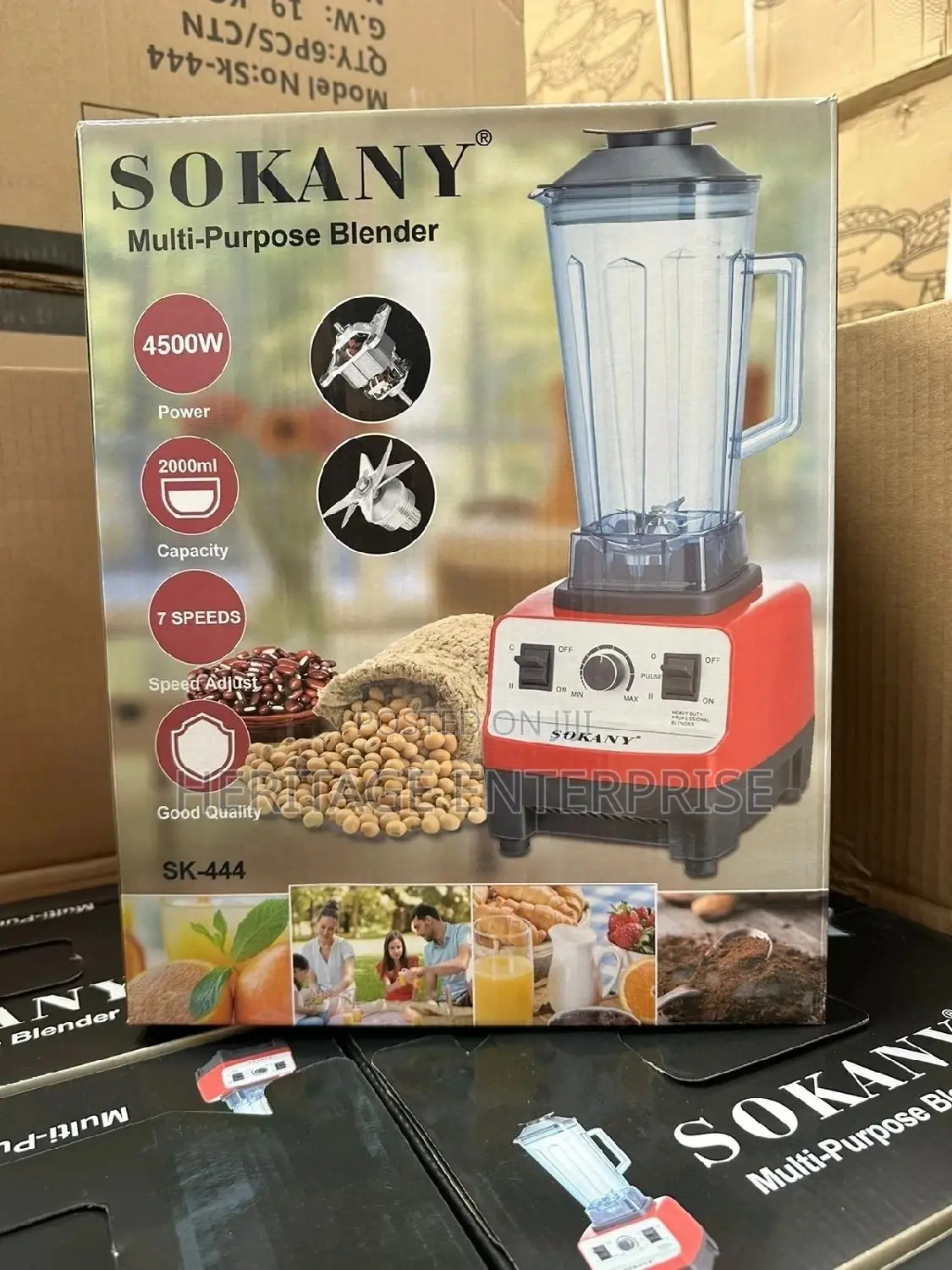 Blender,Sokany Heavy Duty Commercial Professional Blender