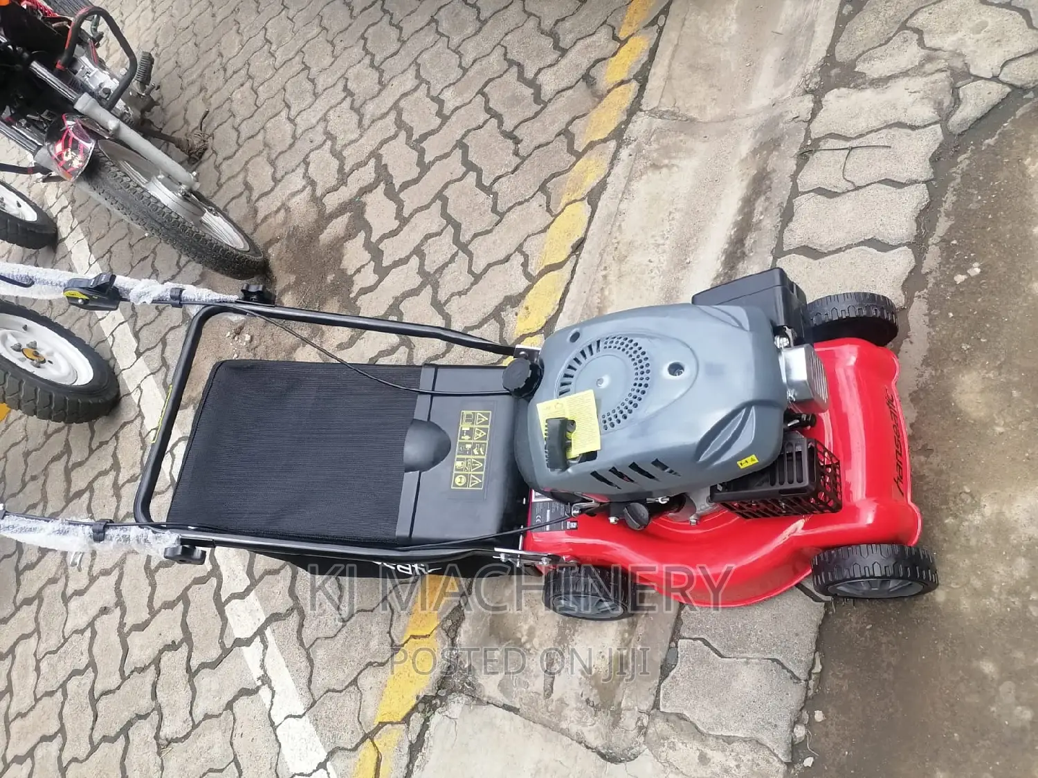 Gasoline Powered Lawn Mowing Machine -Hanseatic Brand