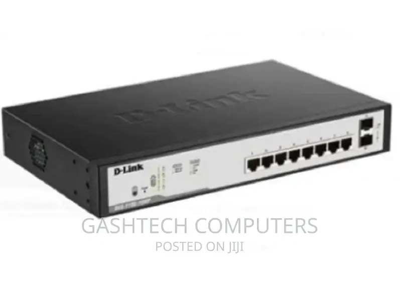 DGS-F1100-10PS D-Link 8 Port Poe Gigabit Smart Managed
