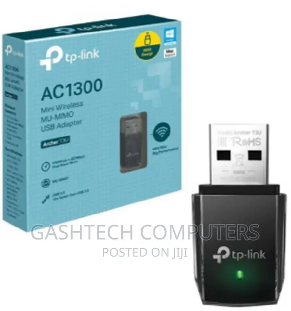 Tp-Link Ac1300 Wireless Mu-Mimo USB Adapter - Tl-Archer T3U