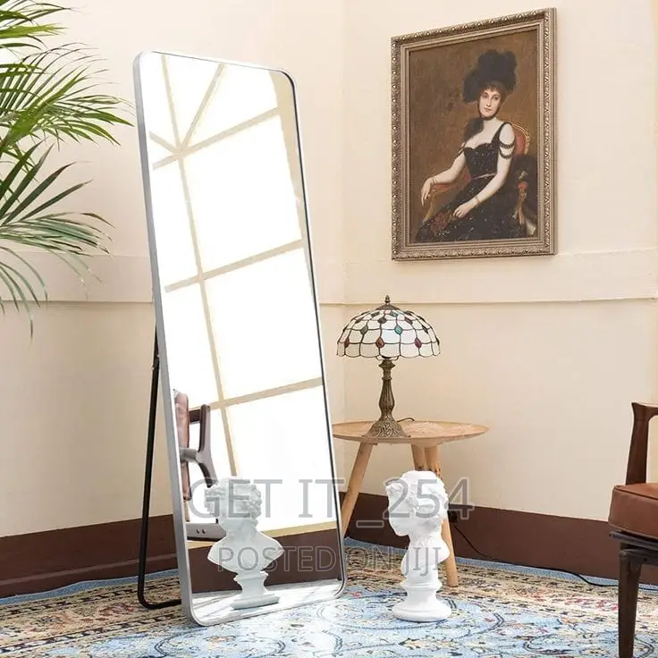 *Unbreakable Full Length Mirror With Metallic Frame