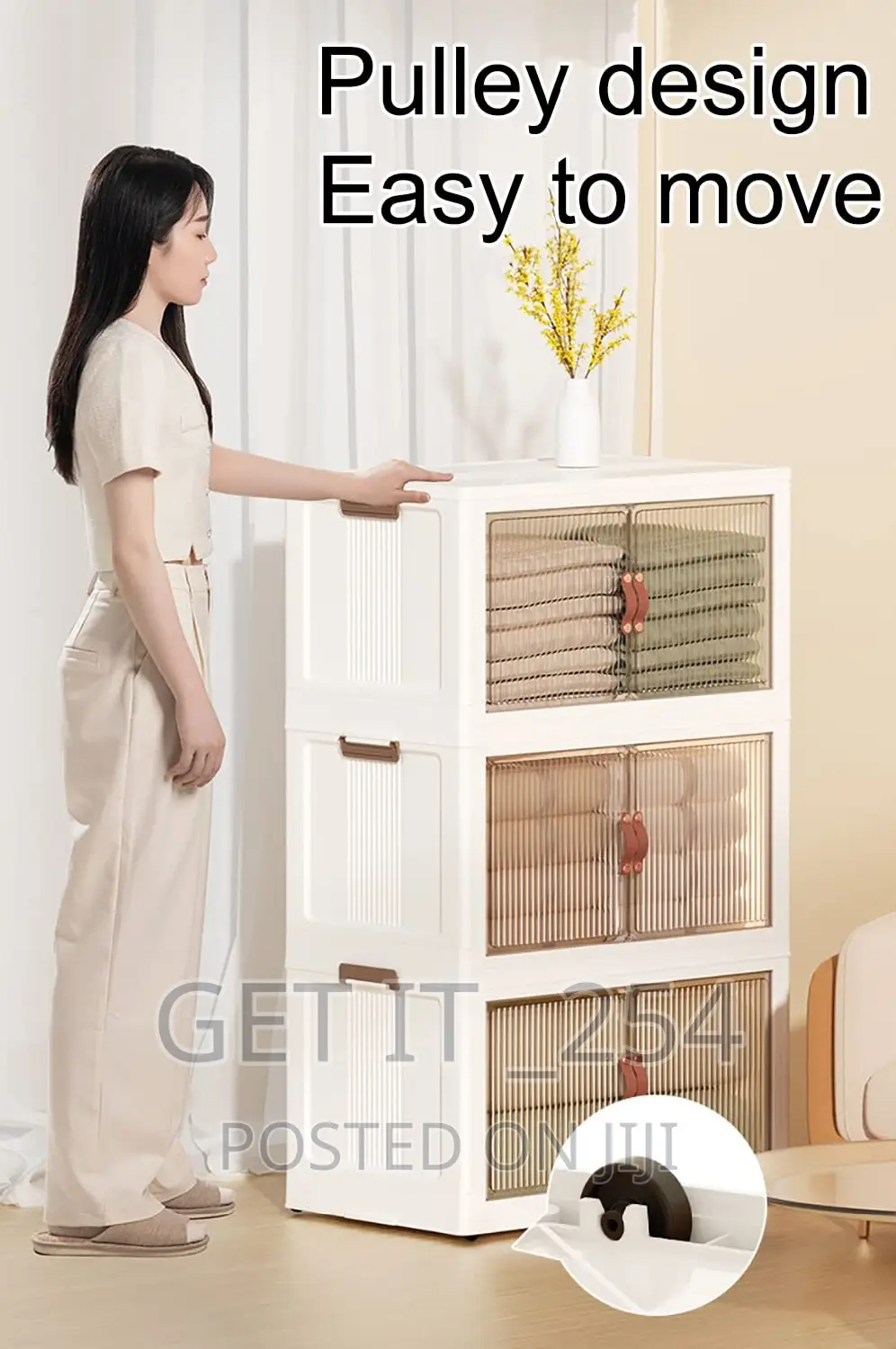 Single Layer Multipurpose Foldable, Stackable Nordic Plastic