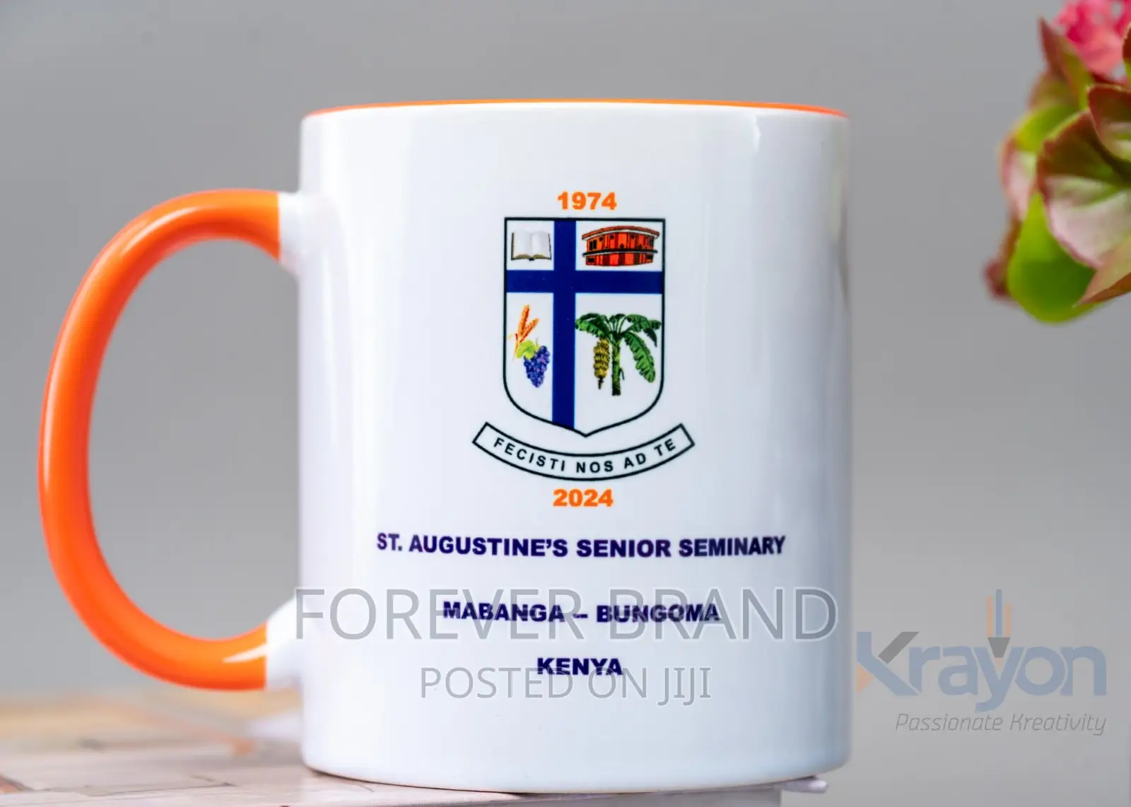 Two Tone Orange/Double Coloured Mug