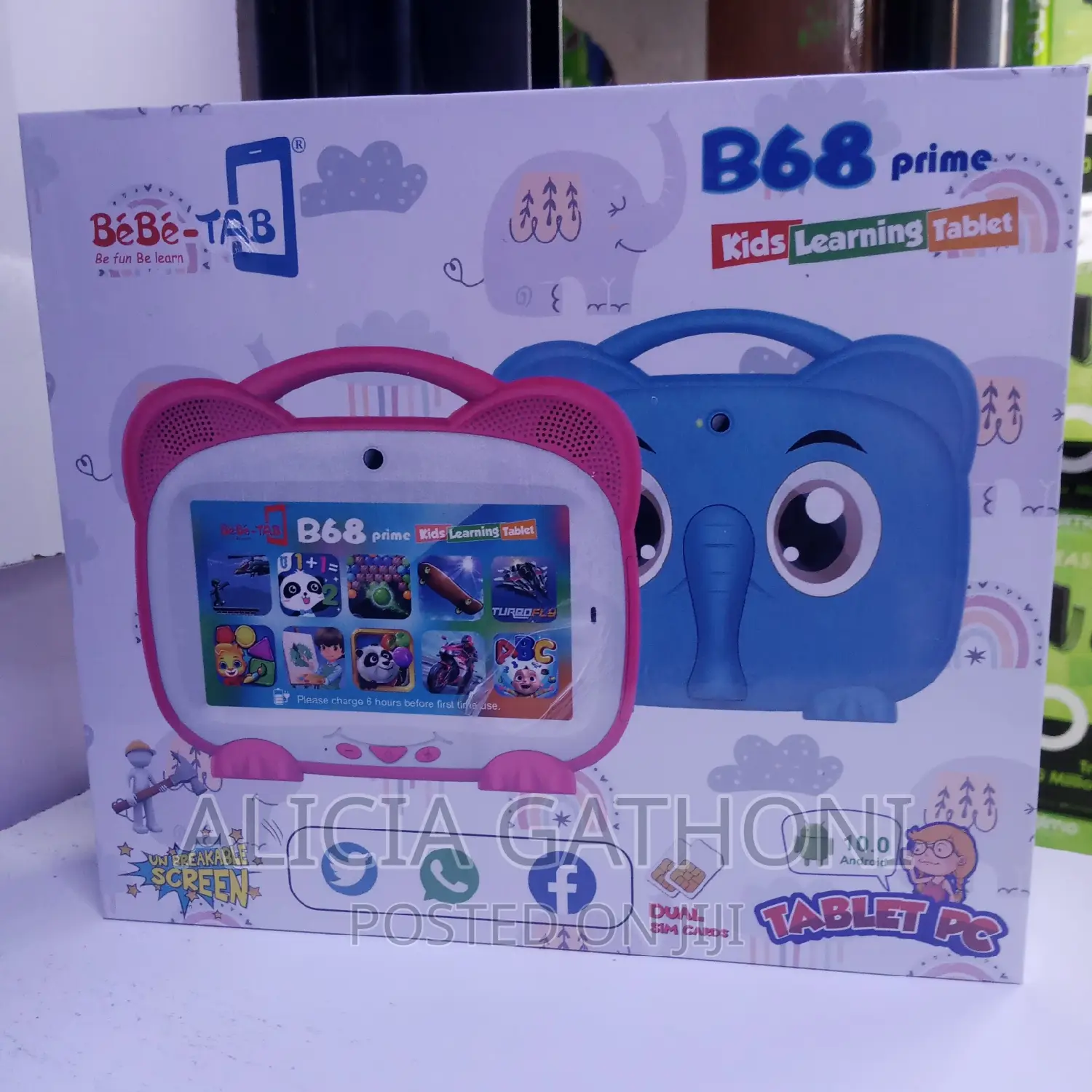 Bebe-Tab B68prime With 4+128 Storage