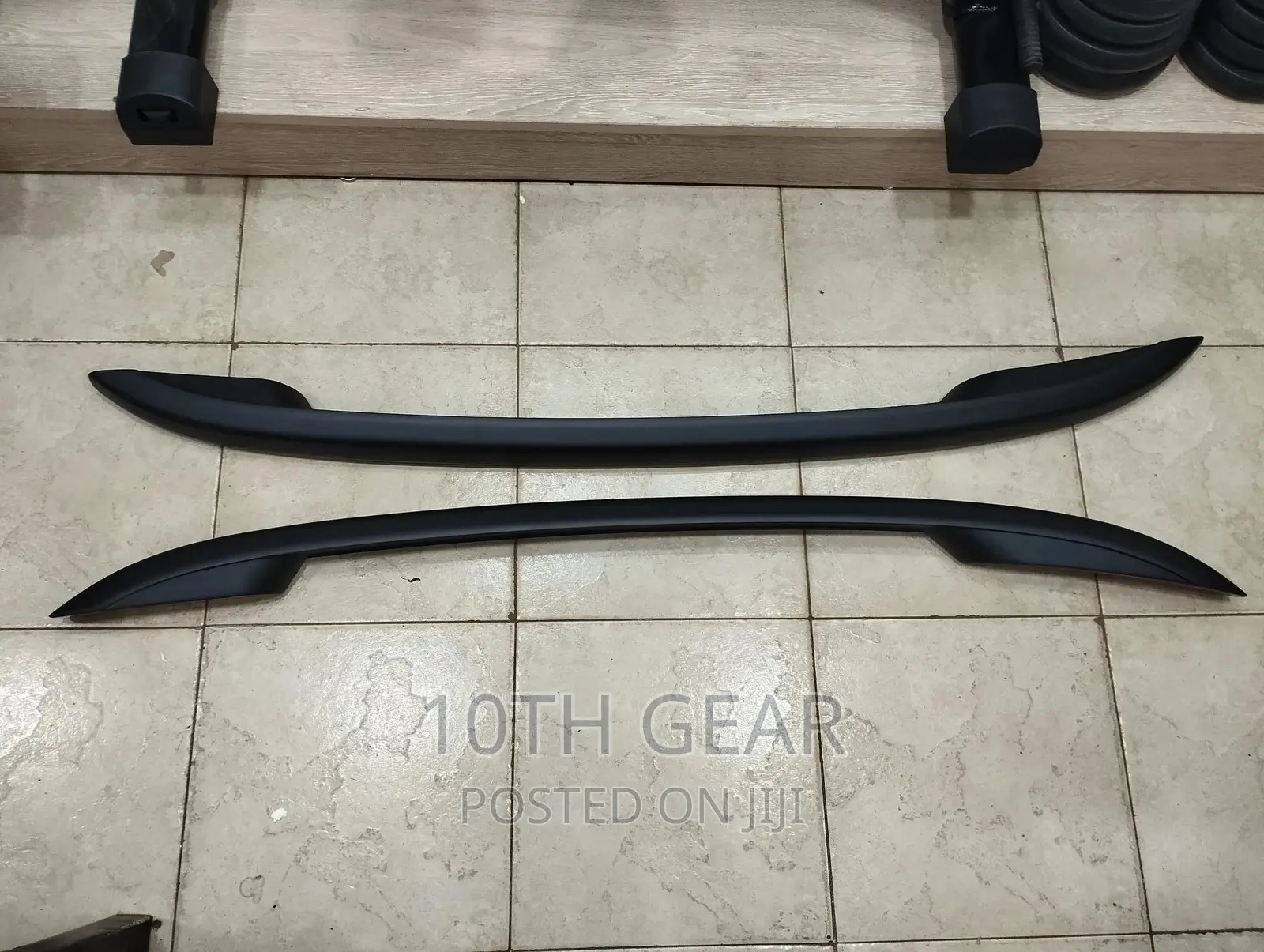 Nissan Navara Roof Rails/Bars Black Finish Original
