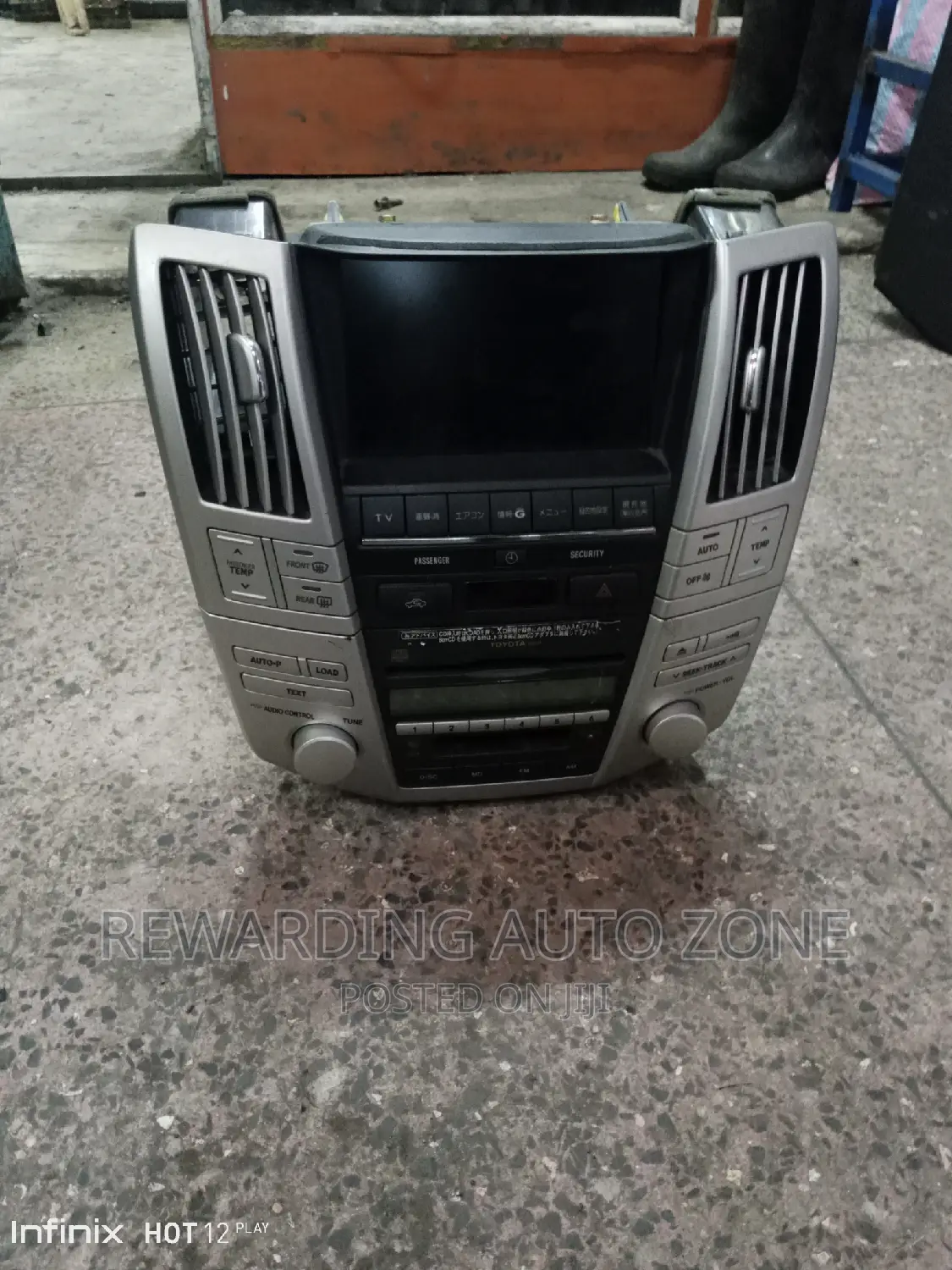 Harrier 240 Radio Face.