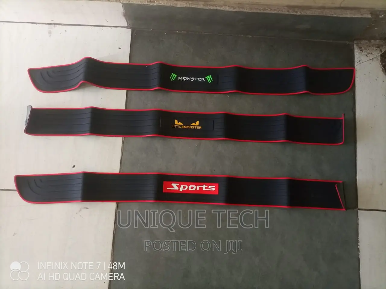 Car Rear Bumper Protector - Rubber Material