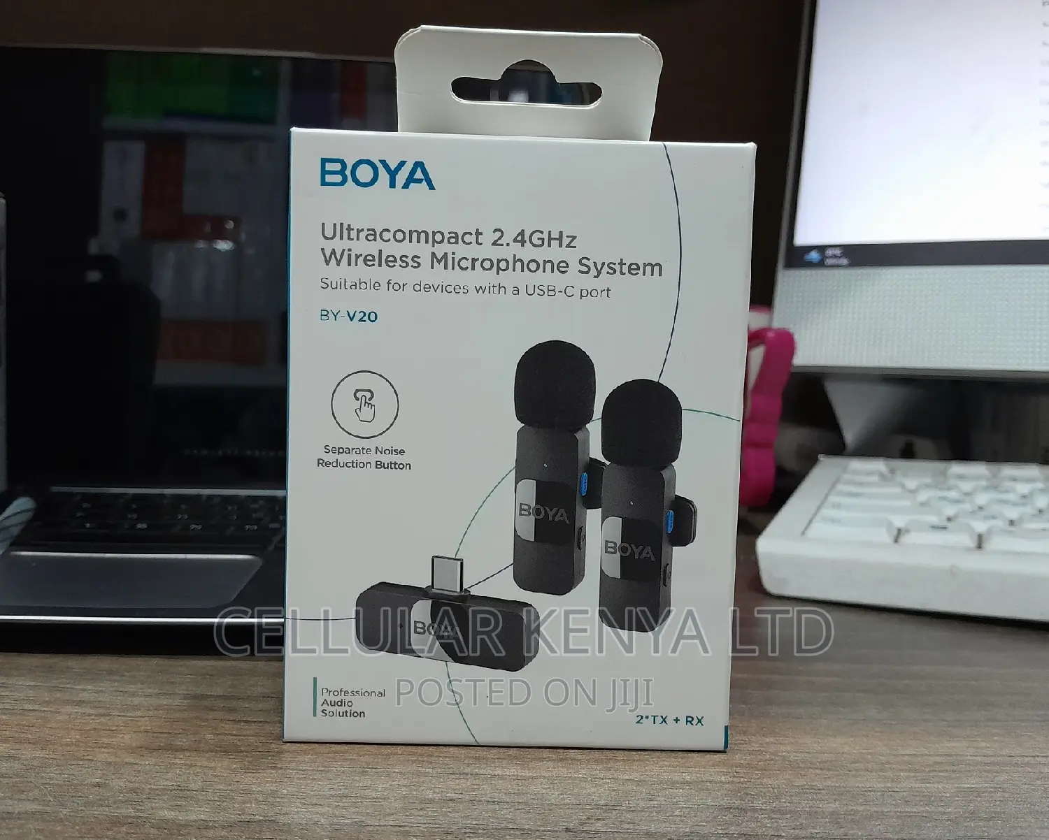 BOYA BY-V20 2-Person Wireless Microphone System With USB-C