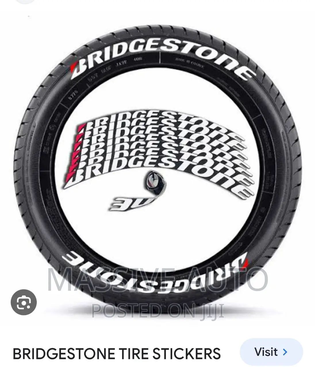 Buy Bridge Stone Tire Stickers/ Tire Stickers