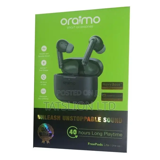Oraimo 40-Hour Playtime Freepods Lite Earbuds