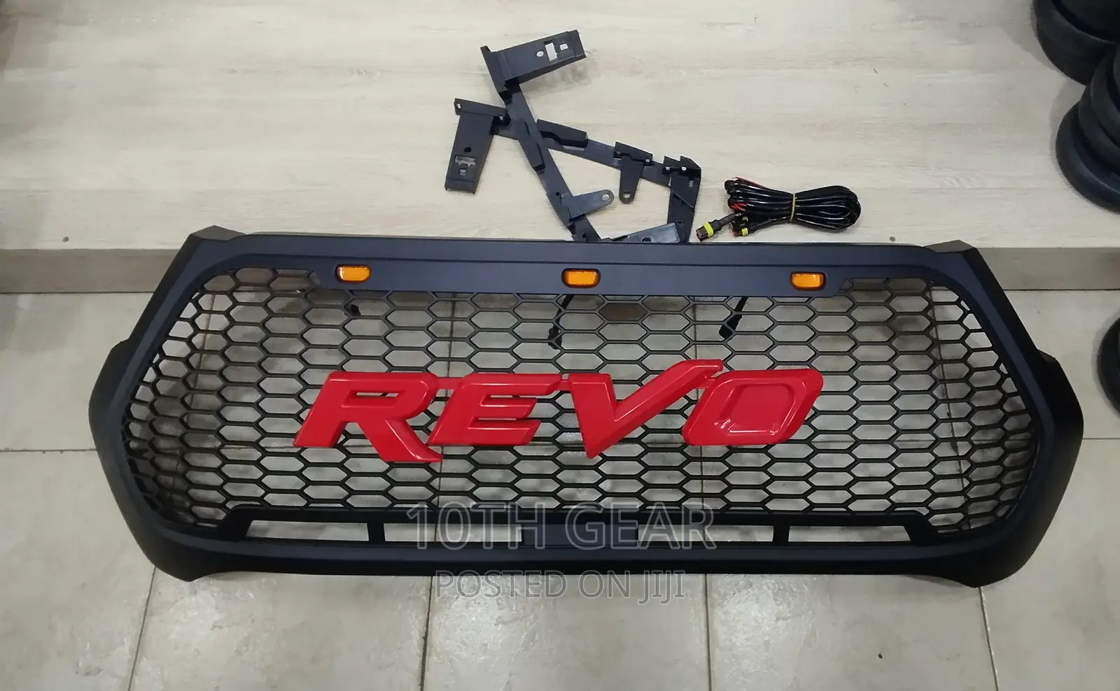 Hilux 2020+ Front Grille With LED Revo Logo