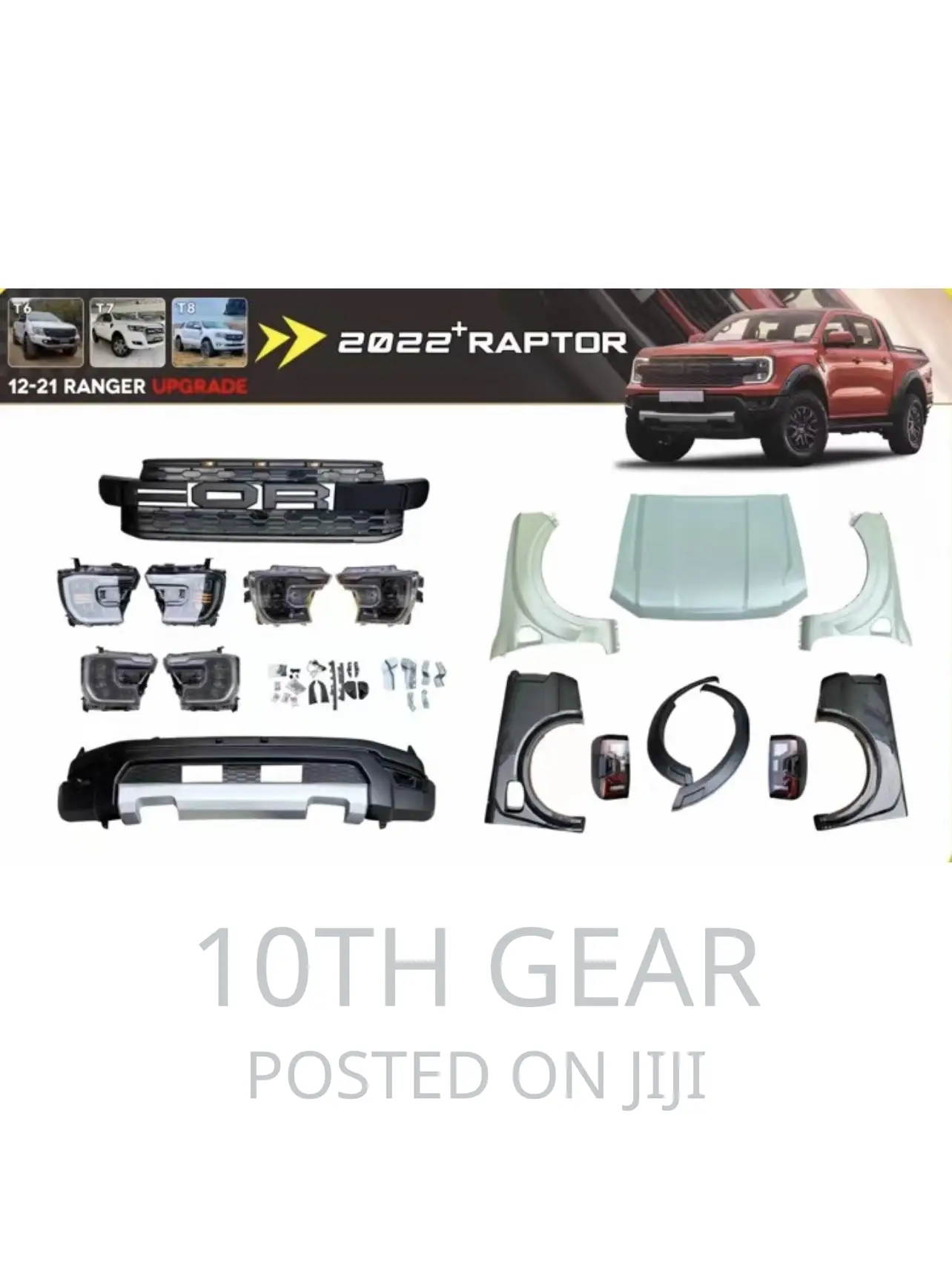 Ford Ranger Facelift Upgrade to Ford F150 Raptor Upgrade Kit
