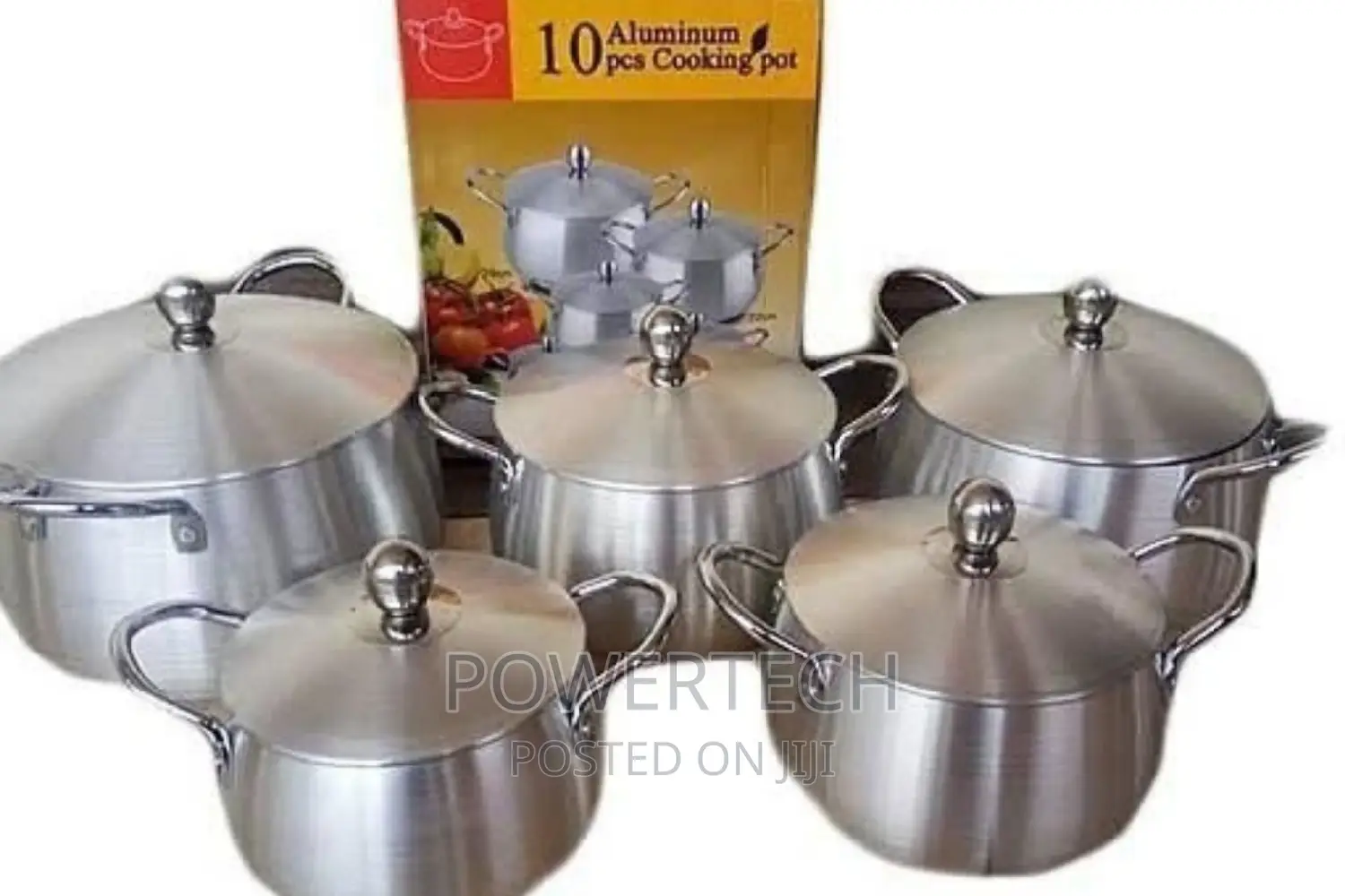 10pcs Aluminum Cooking Pot