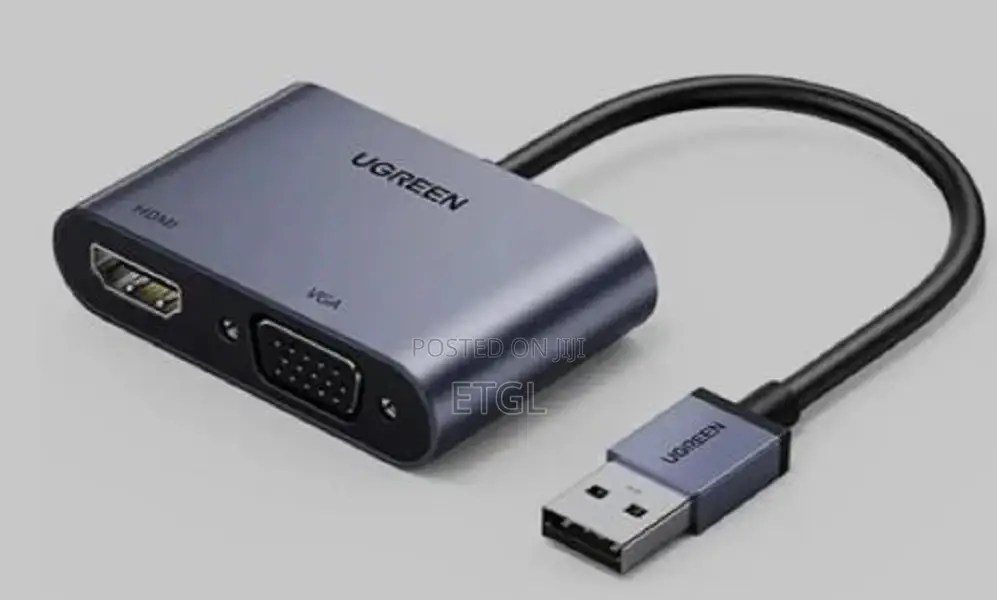 .Ugreen Usb 3.0 to Hdmi + Vga Converter - Cm449
